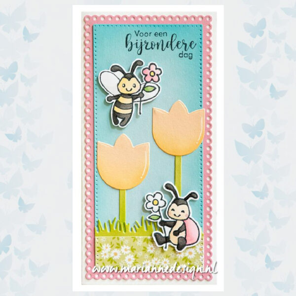 Marianne Design Clear Stamp & Die Set - Elines Kleine Beestjes EC0200