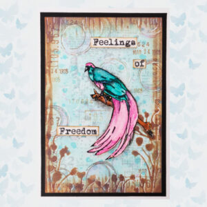 Studio Light Clear Stamp - JMA Birds-of-paradise Feelings of Freedom nr.421 JMA-FOF-STAMP421