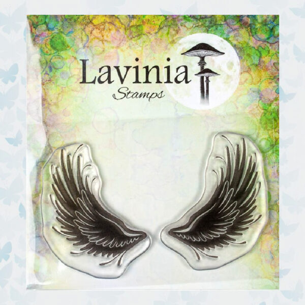 Lavinia Clear Stamp Angel Wings Large LAV779