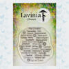 Lavinia Clear Stamp Steampunk Script LAV782