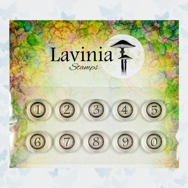Lavinia Clear Stamp Numbers LAV797