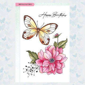 Studio Light Clear Stamp Blooming Butterfly nr.360 SL-BB-STAMP360