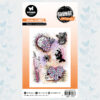 Studio Light Grunge Collection Clear Stamp nr.397 Flowers and Butterfly SL-GR-STAMP397