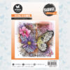 Studio Light Grunge Collection Clear Stamp nr.402 Floral Butterfly SL-GR-STAMP402