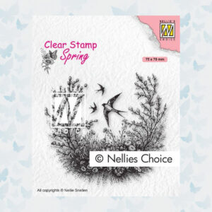Nellie's Choice Clearstempel - Lente SPCS016