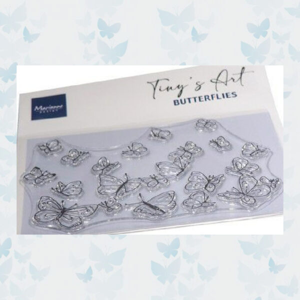 Marianne Design Clear Stamps Tiny‘s Art - Vlinders TC0908