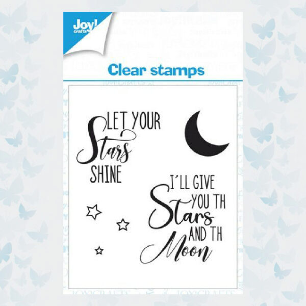 Joy! Crafts Clearstamp - Text Stars 3 KreativDsein Design 006410/0573