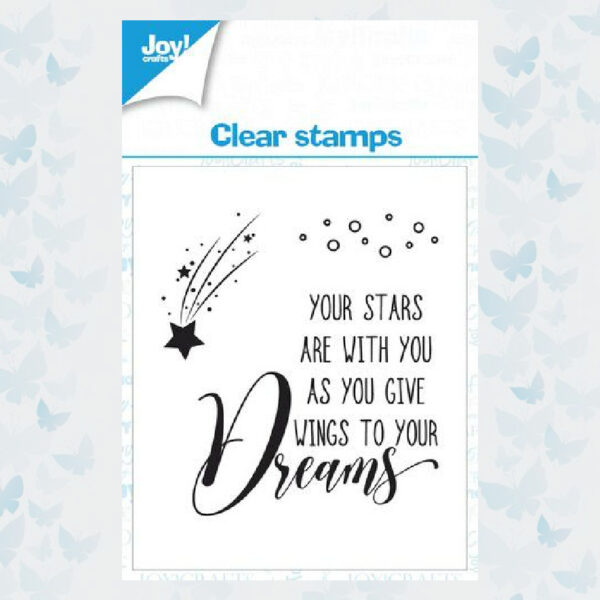 Joy! Crafts Clearstamp - Text Stars 4 KreativDsein Design 006410/0574