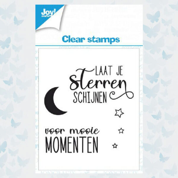 Joy! Crafts Clearstamp - Tekst Sterren 1 KreativDsein Design 006410/0575