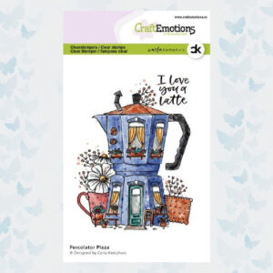 CraftEmotions Clearstamps A6 - Percolator Plaza Carla Kamphuis 130501/2314