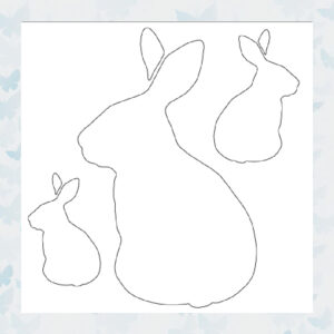 MajeMask Stencil Spring Rabbits STSP-01