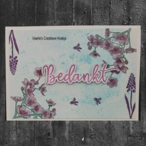 CraftEmotions Clearstamp Blauwdruifjes