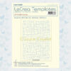 LeCrea - Stencil Crackle grootte design 95.6289