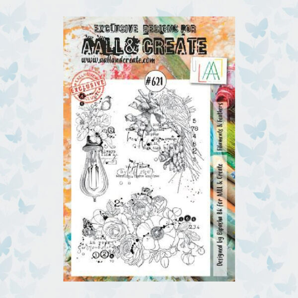 AALL & Create Clear Stempel Filaments & Feathers AALL-TP-621