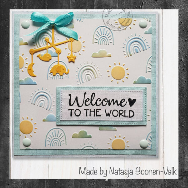 Nellie Snellen Clear Stempel Welcome To The World SENC022