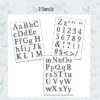 The Crafter's Workshop Traditional Alphabet 8½x11 Inch Stencils (3pcs) (TCW6028)