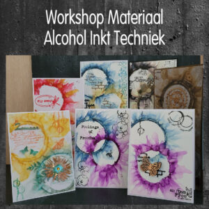 Workshop Materiaal Alcohol Inkt techniek