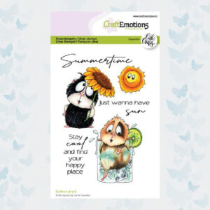 CraftEmotions Clearstamps A6 - Guinea Pig 6 Carla Creaties 130501/1570