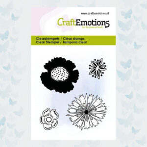 CraftEmotions Clearstamps 6x7cm - Losse Bloemen 130501/5036