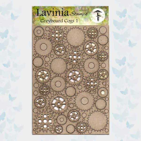 Lavinia Stamps Greyboard Cogs 1 LSGB004