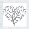 Card-io MajeMask Stencil Heart Tree STHE-02