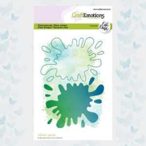 CraftEmotions Clearstamps A6 - CC BASICS Splash Paper Carla Creaties