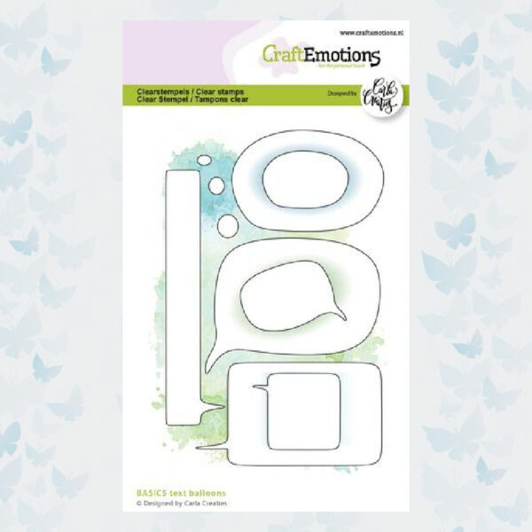 CraftEmotions Clearstamps A6 - CC BASICS Text Balloons Carla Creaties