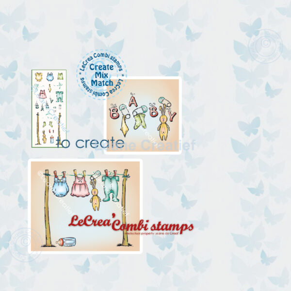 LeCrea - Combi Clearstamp Baby items 55.8740