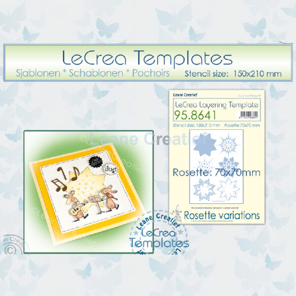 LeCrea - Stencil Rosette Variaties 95.8641