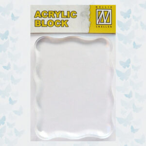 Nellies Choice Acrylic Stamping Block 70x90x8mm AB006NELLIE