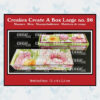 Crealies Create A Box Waxinelichtjes Doosje CCABL26 afmeting afgewerkt:12x4x2,3cm