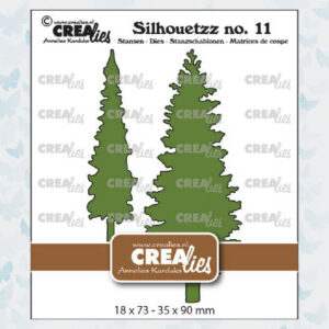 Crealies Silhouetzz no. 11 - Bomen-A CLSH11 (35x90mm)