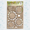 Lavinia Stamps Greyboard Clocks 2 LSGB003
