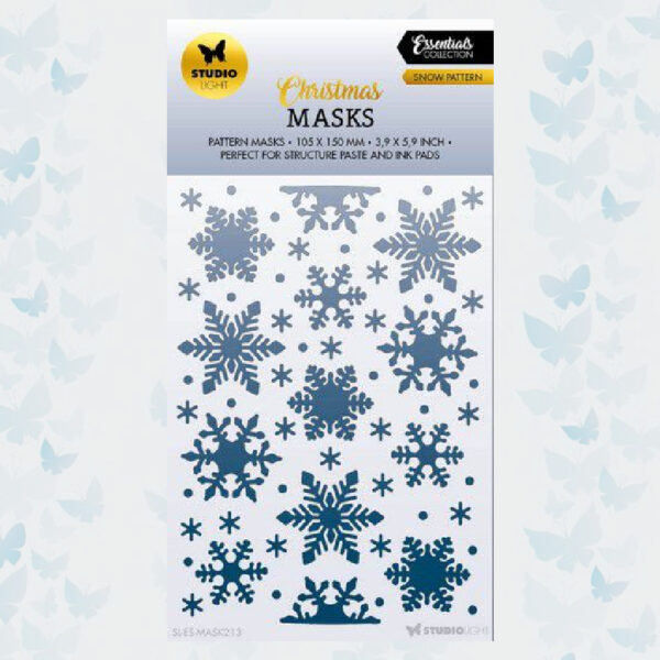Studio Light Mask Essentials nr.213 Snow Pattern SL-ES-MASK213