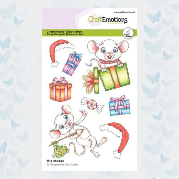 CraftEmotions Clearstamps Mia Mouse 130501/2716