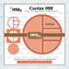 Crealies Cardzz Frame & inlay Larissa CLCZ592