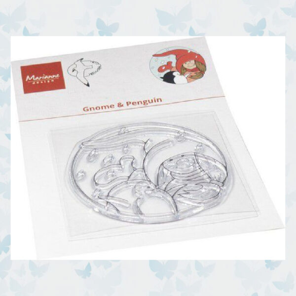 Marianne Design Clear Stamps Hetty's Gnome & Pinguïn HT1673