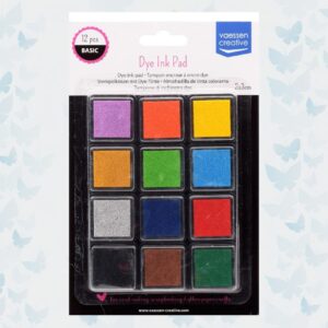 Vaessen Creative Dye mini ink pads 12pcs 10001-991