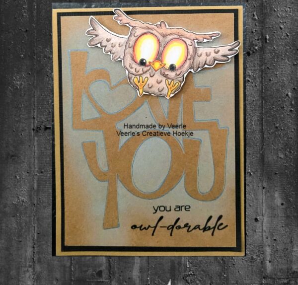CraftEmotions Clearstamps A6 - Owls 3 Carla Creaties 130501/1580