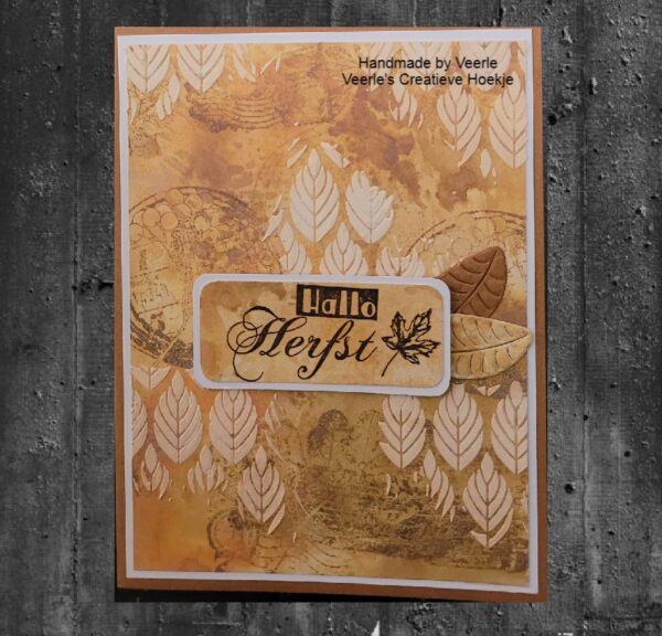 CraftEmotions Clearstamps 6x7cm - Herfst Groetjes 130501/5052