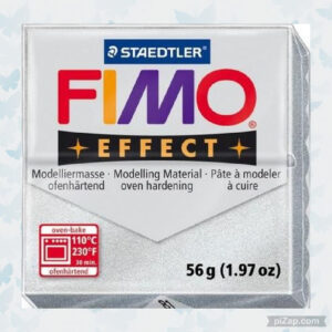 FIMO Modelleer Klei Effect Metallic Zilver 57gr 8020-81