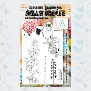 AALL & Create A6 Clear Stempel Vertical Stems AALL-TP-993