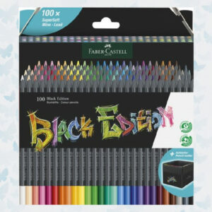 Faber Castell Black Edition Colour Pencils Box (100pcs) FC-116411