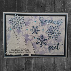 Nellie Snellen Stencil - Snowflakes MMS4K-051