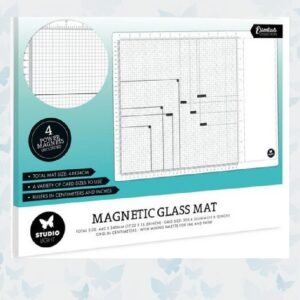 Studio Light Magnetic Glass Mat inclusief 4 magneten 450x350x10mm SL-ES-MGM01