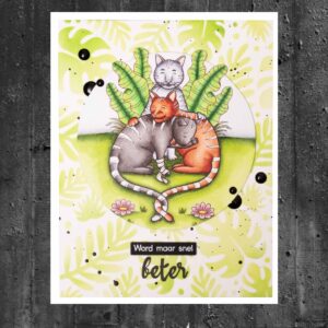 Studio Light Clear Stamp nr.565 By Laurens A Cats-Together BL-ES-STAMP565