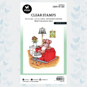 Studio Light Clear Stamp nr.566 By Laurens Feel Better Soon BL-ES-STAMP566