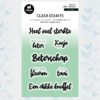 Studio Light Clear Stamp nr.568 By Laurens Dikke Knuffel Tekst BL-ES-STAMP568