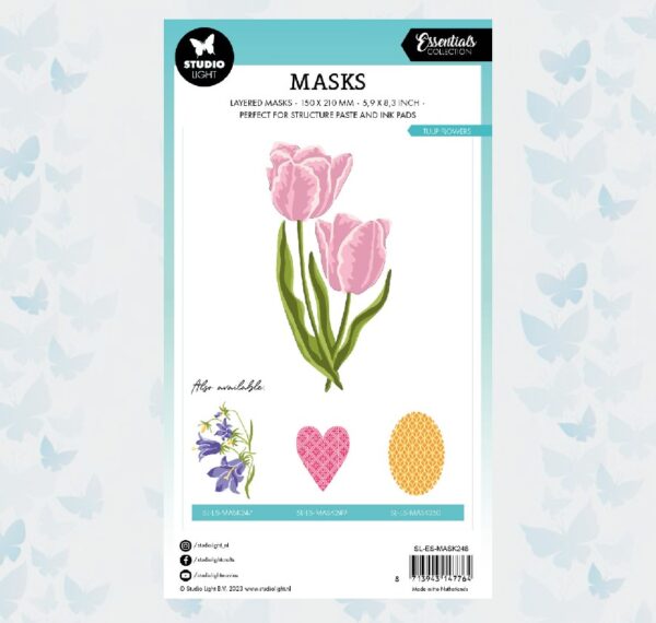 Studio Light Essentials Masks nr.248 Tulip Flowers SL-ES-MASK248