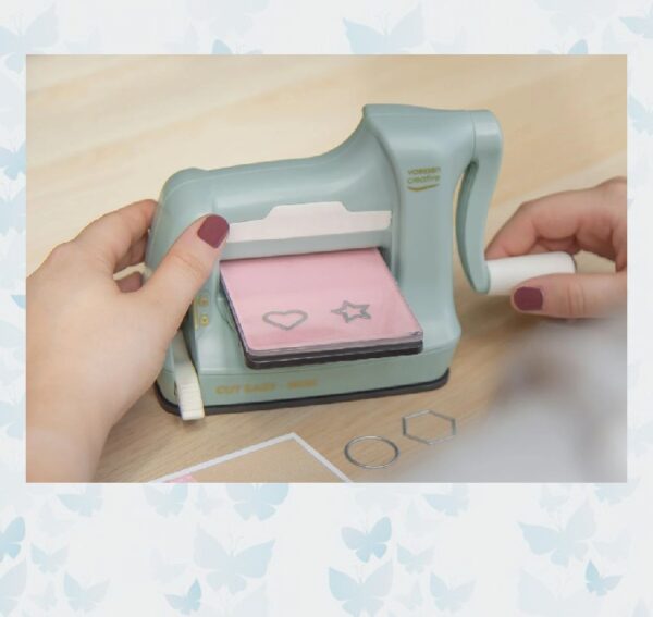 Vaessen Creative Cut Easy Mini Snij- en Embossingmachine Mint kleur 2137-080